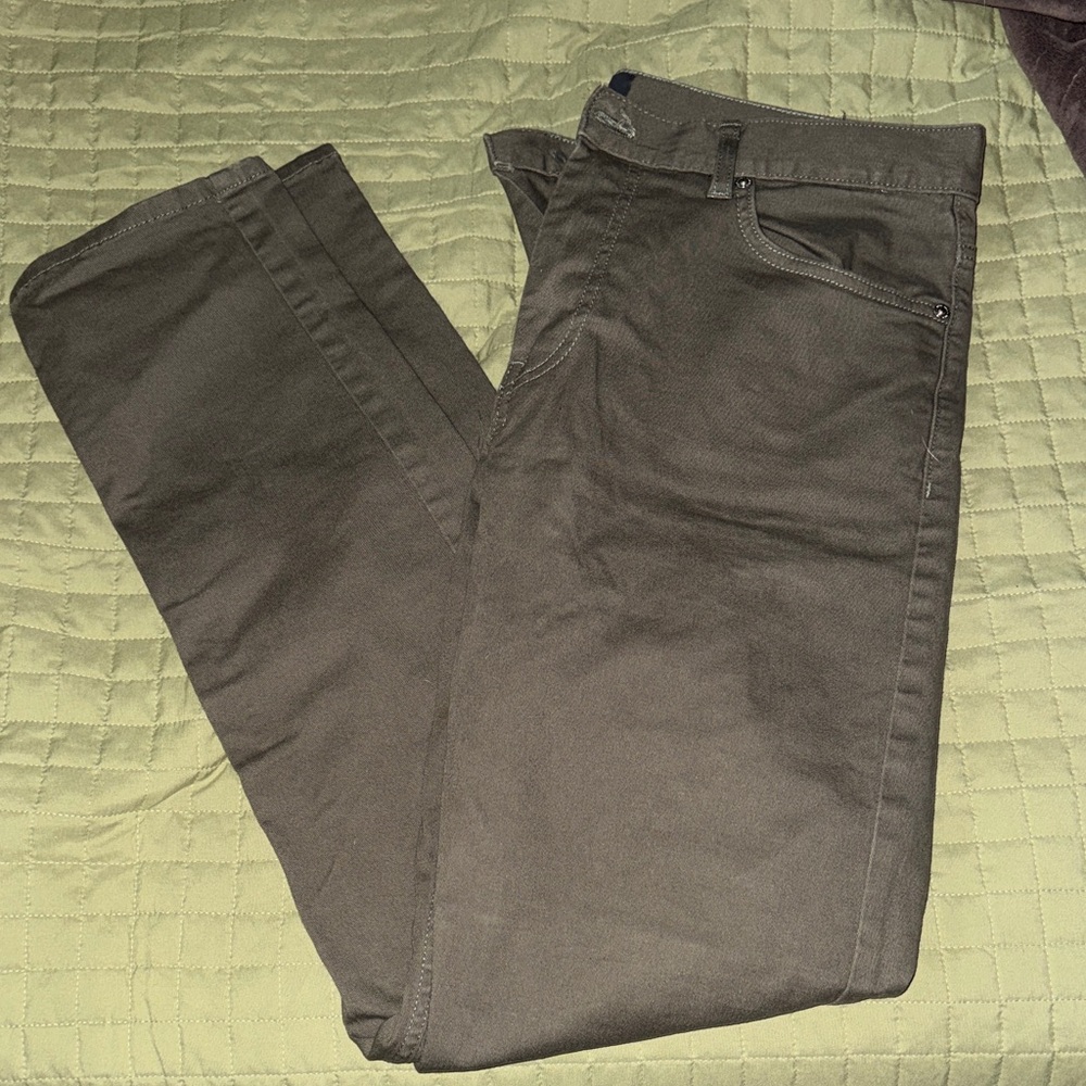 H&M Khaki Slim Fit Trousers